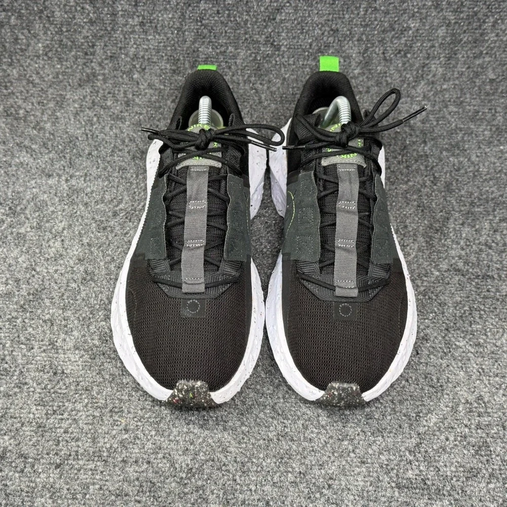 Nike Crater Impact Running Shoe Men 9 Black White Athletic Run Training Sneakers